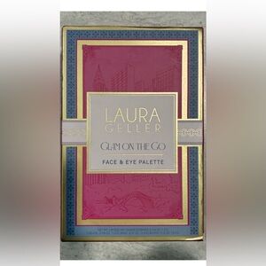 Brand New Laura Geller Glam On The Go Face Eye Palette 3 pc set blush eyeshadow